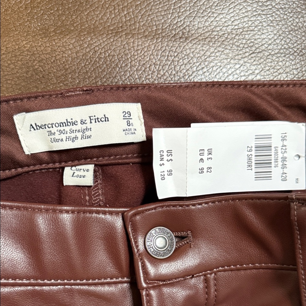 Abercrombie & Fitch 90s straight high rise